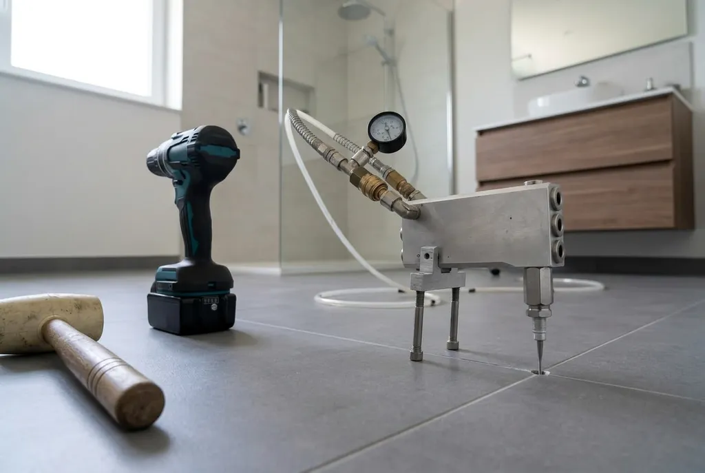 Kitbedrijf Zeewolde – holle tegels injecteren